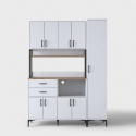 Mehrzweck-Küchenschrank mit Vorratsschrank Layer