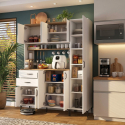 Aparador despensa multiusos con puertas y cajones Element