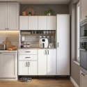 Aparador despensa multiusos con puertas y cajones Element