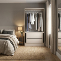 Commode intérieure pour armoire 2 tiroirs Nyxisium