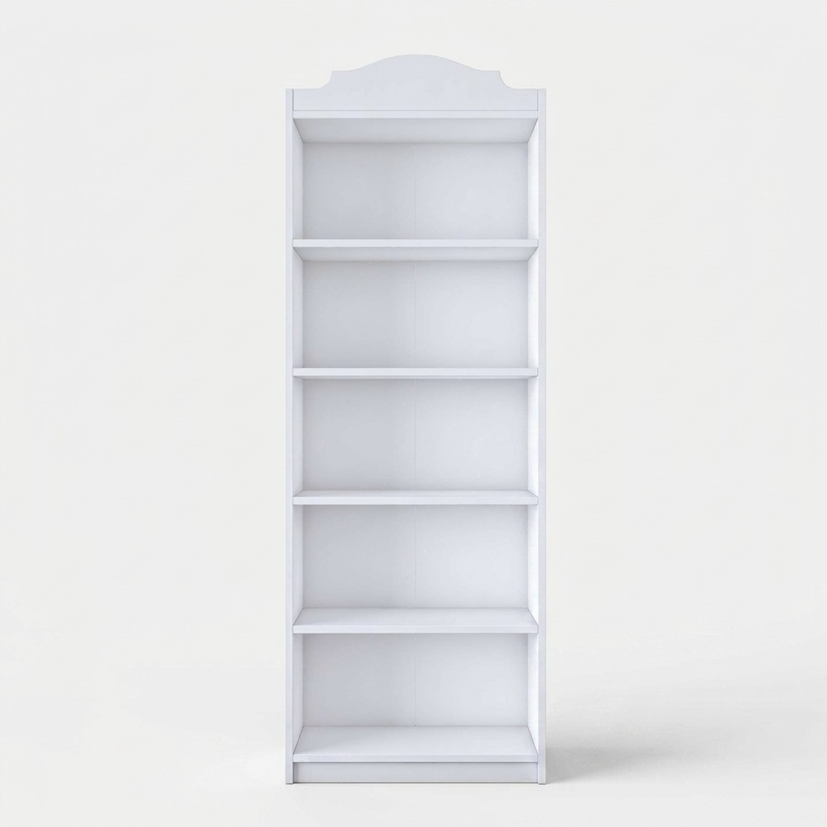 Schmales 5-stufiges Bücherregal aus Holz Quadrant
