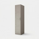 Armario estrecho multiusos de columna con puerta Opulence