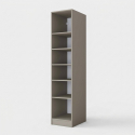 Armario estrecho multiusos de columna con puerta Opulence