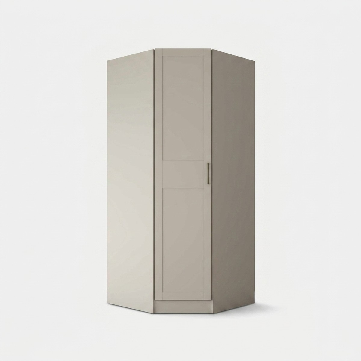 Armario de esquina ahorraespacio de 1 puerta para dormitorio Shift