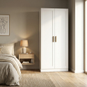 Moderner 2-türiger Kleiderschrank für das Schlafzimmer Pivot