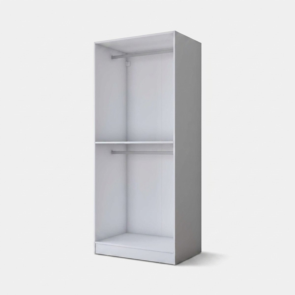 Moderner 2-türiger Kleiderschrank für das Schlafzimmer Pivot