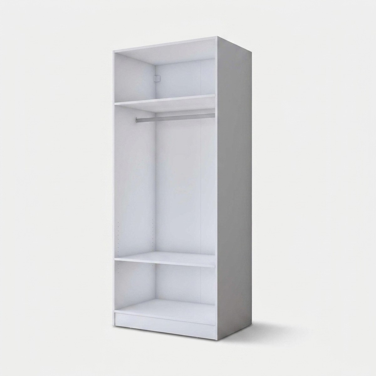 Kleiderschrank mit 2 Türen und Regalböden Infinite