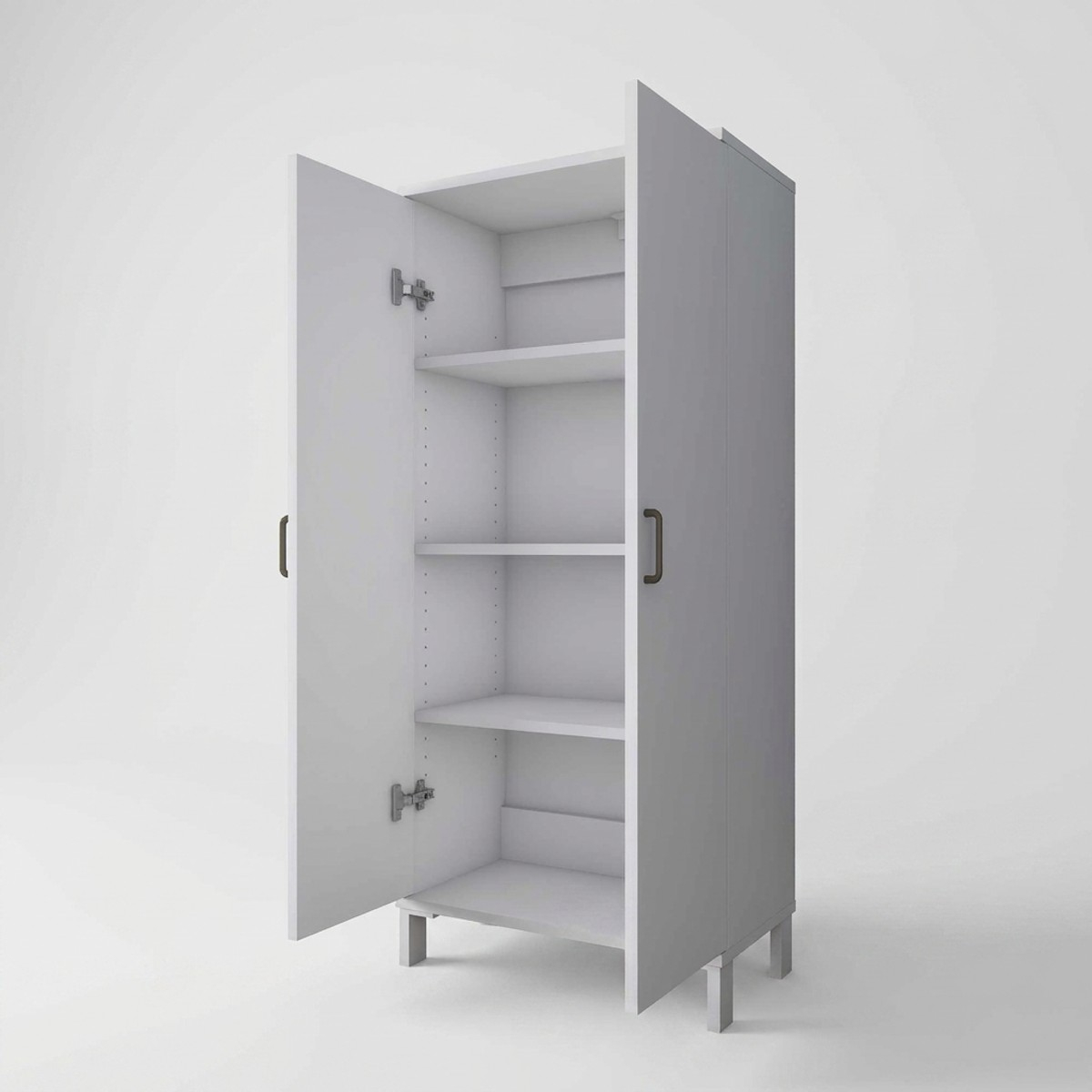 Mehrzweck-Badezimmerschrank mit 2 Türen, platzsparend Convivium