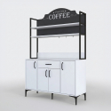 Multifunktionales Küchen-Sideboard mit Vertikalregal