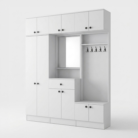 Mueble entrada espejo...