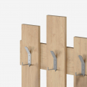 Wandgarderobe mit Kleiderhaken Wave