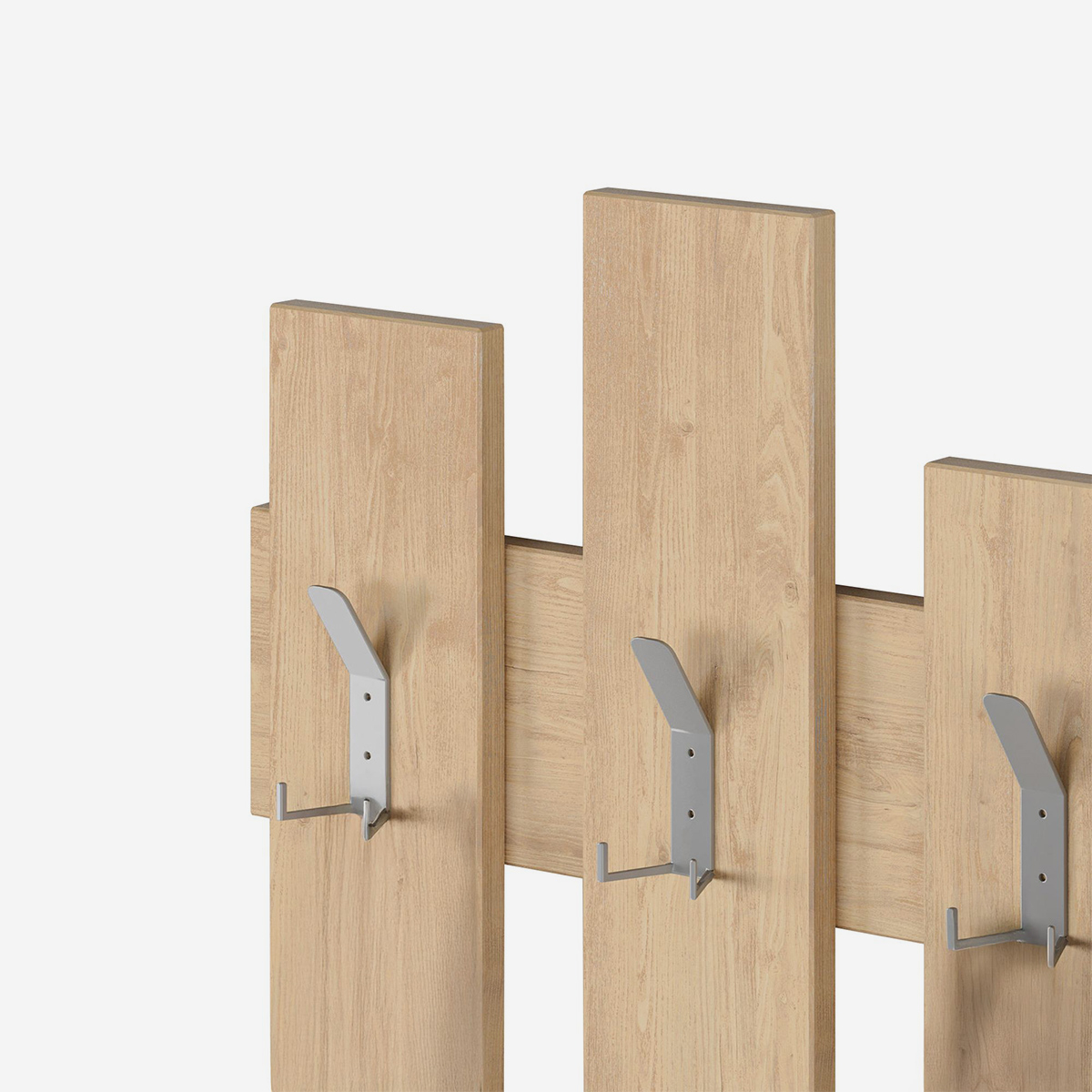 Wandgarderobe mit Kleiderhaken Wave