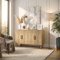 Moderne Konsolenkommode Roger mit Türen und Regalböden