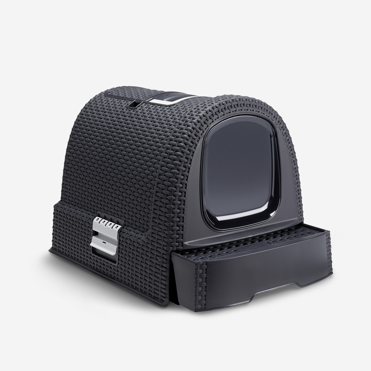 Arenero cerrado para gatos con filtro y cajón Nest