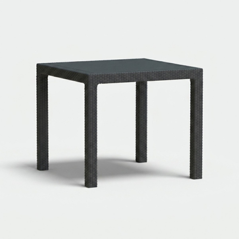 Gartentisch Rattan-Optik