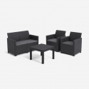 Conjunto de jardín con cojines y mesa de centro Marie Lounge Set
