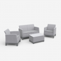 Conjunto de jardín con mesa de centro con almacenaje Scandi Lounge Set