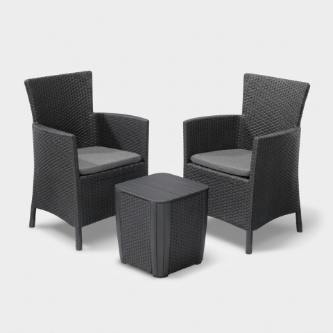 Set mit 2 Sesseln und Tisch...