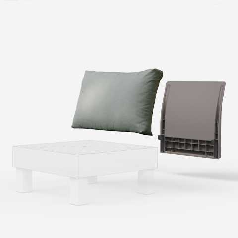 Sofa-Element mit Kissen...