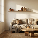 Estante de pared moderno 156x24 cm Holten