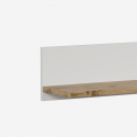 Estante de pared moderno 156x24 cm Holten