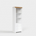 Mueble librería con 3 cajones y estantes Holten