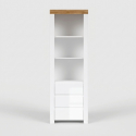 Mueble librería con 3 cajones y estantes Holten