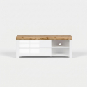 Mueble TV Holten con 2 cajones y hueco abierto