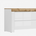 Mueble TV Holten con 2 cajones y hueco abierto