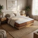 Matelas orthopédique à ressorts ensachés Noxis 120x190 Piazza e Mezza