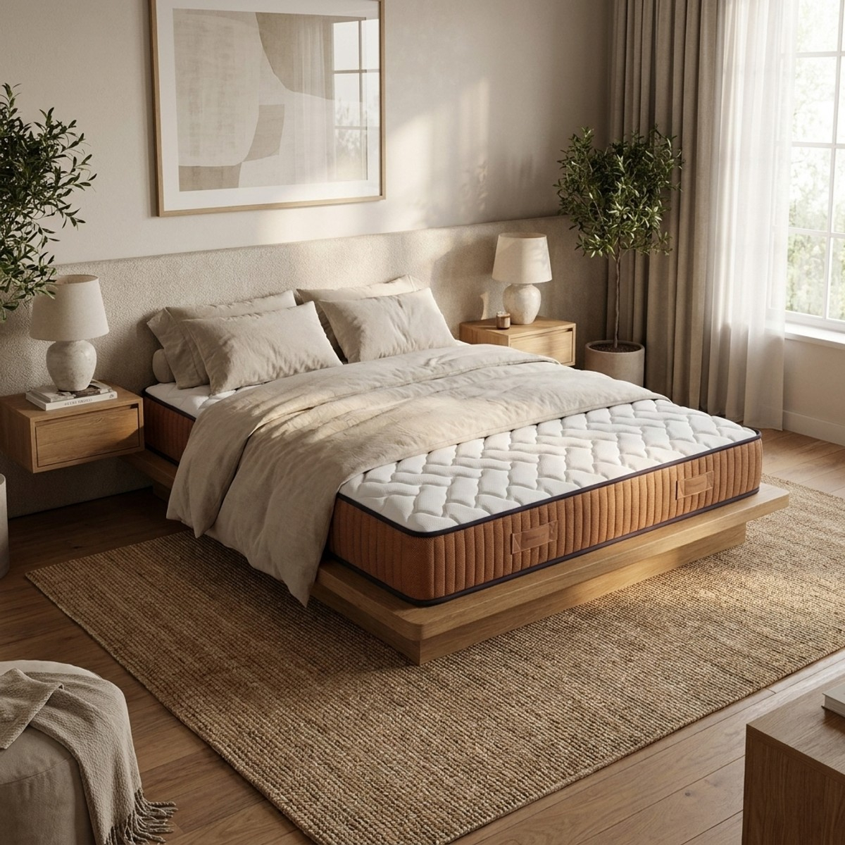 Matelas orthopédique à ressorts ensachés Noxis 120x190 Piazza e Mezza