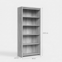 Libreria scaffale alta a giorno Kaspian