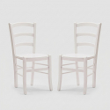 Set mit 2 Esszimmerstühlen aus Massivholz Marika