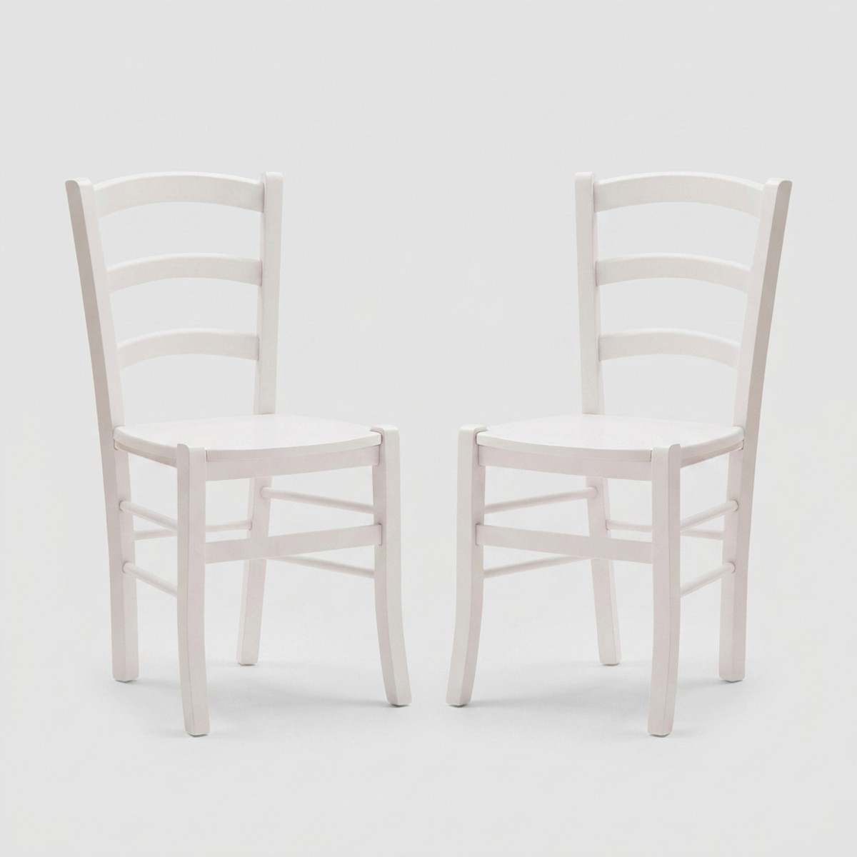Set mit 2 Esszimmerstühlen aus Massivholz Marika