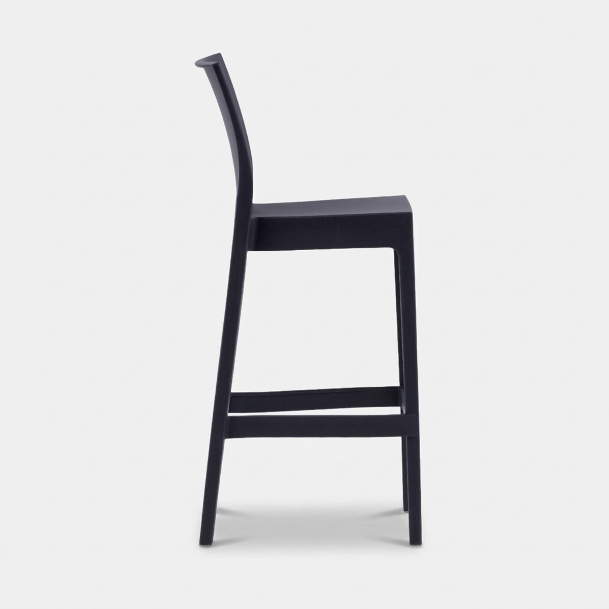 Hoher Barhocker für Innen und Außenbereich Zanini Design Baska HS.75