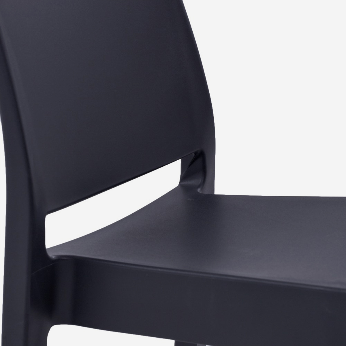 Hoher Barhocker für Innen und Außenbereich Zanini Design Baska HS.75
