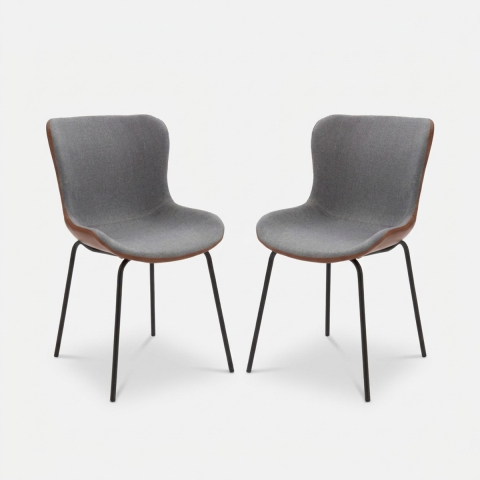 2er-Set Stühle Evelin