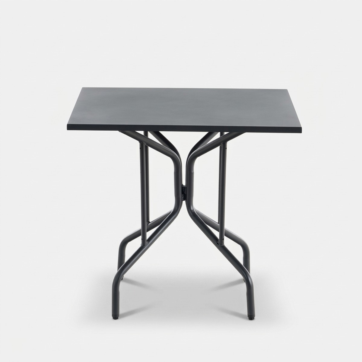 Quadratischer Metalltisch für Essbereich und Bistro 80x80 cm Alvaro