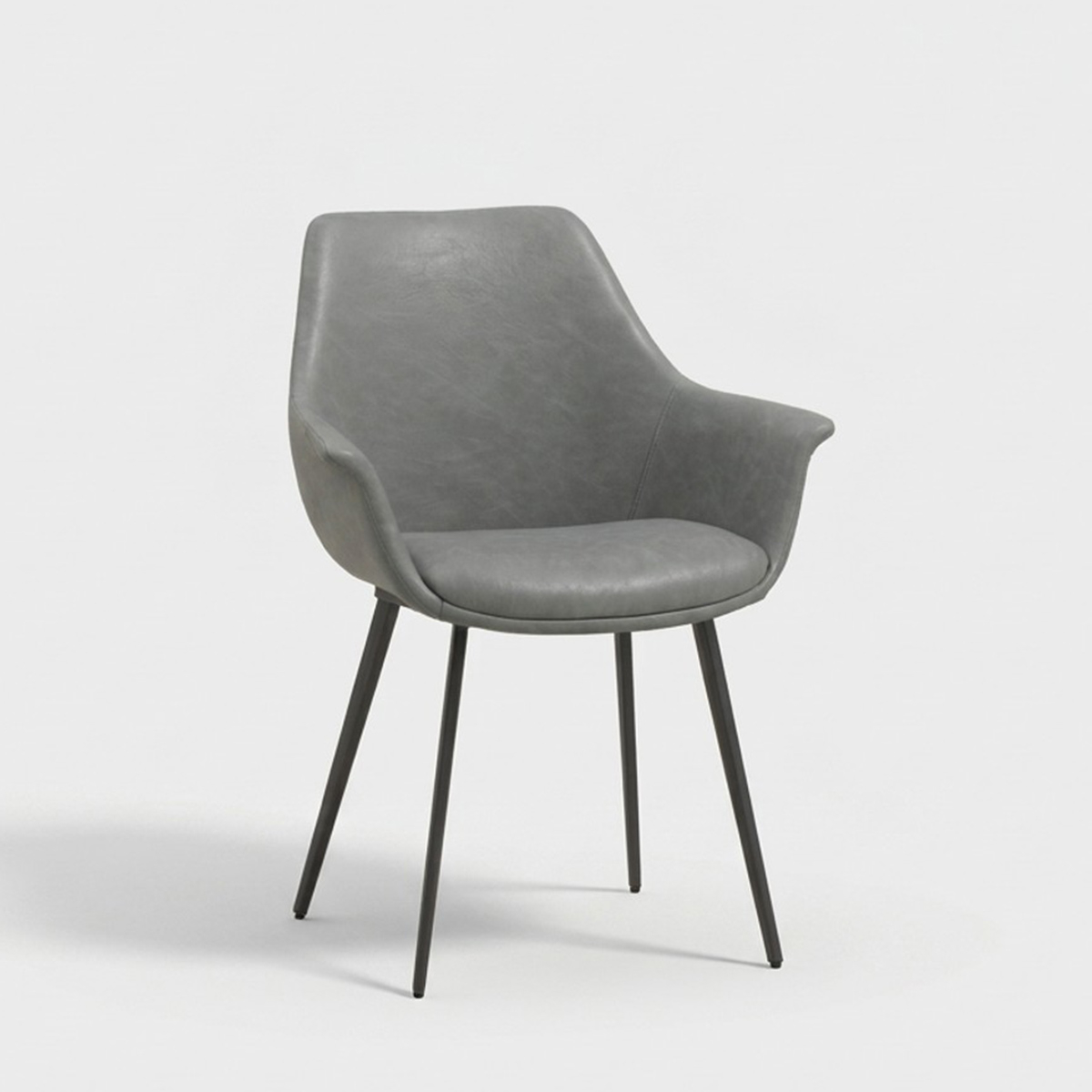 2er Set gepolsterte Esszimmerstühle für Wohnzimmer Ombretta