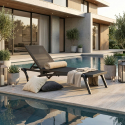 Stapelbare Gartenliege und Sonnenliege für den Pool Pantelleria