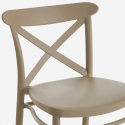 2er-Set Barhocker 65 cm Sitzhöhe für Küche und Garten Zagabria