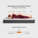 Memory-Foam-Matratze 22 cm, französisches Bett, Plia