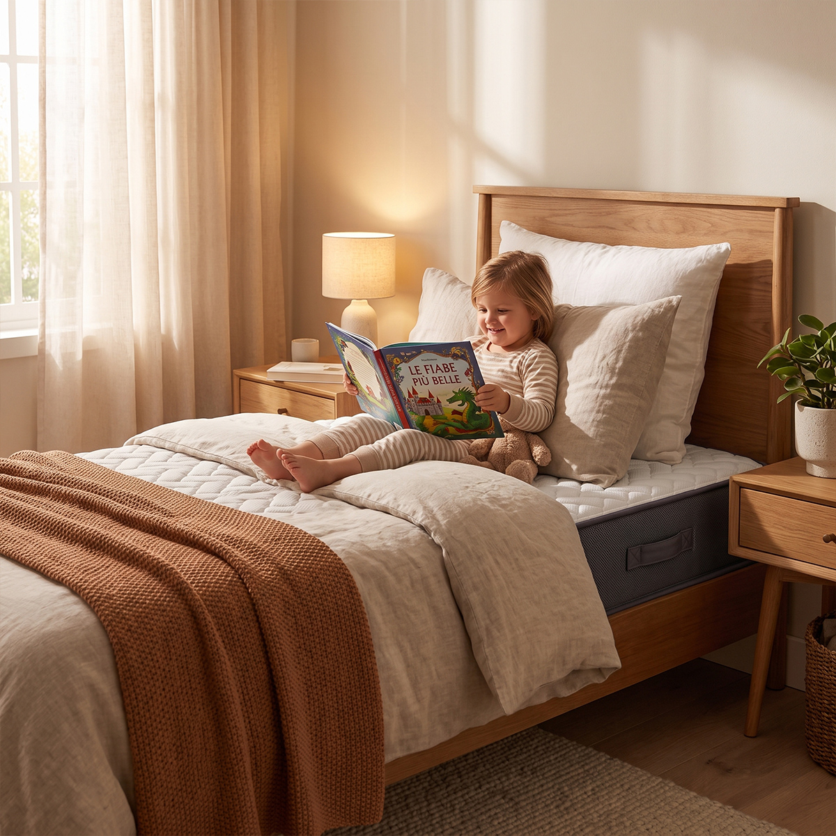 Materasso singolo memory foam 22 cm ortopedico Plia singolo