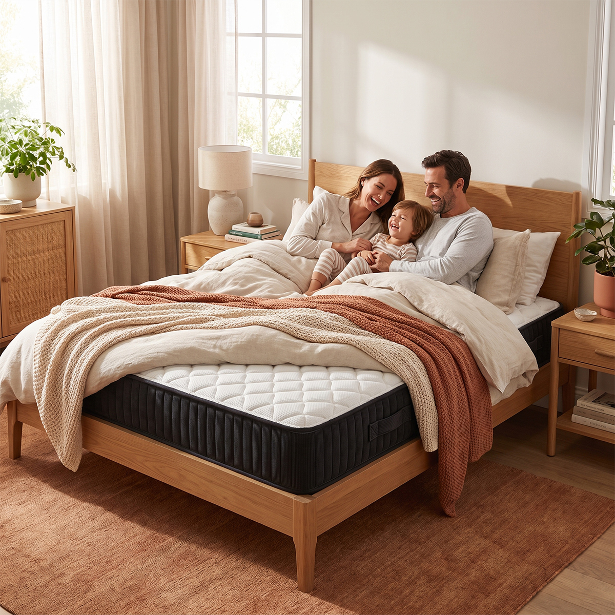 Orthopädische Memory-Foam-Doppelmatratze 20 cm Aethel Matrimoniale