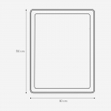 Matratzen-Topper Einzelbett aus Memory-Schaum mit abnehmbarem Bezug Duvet Singolo