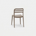 Set 2 sedie impilabili per interno ed esterno Cannes