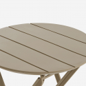 Runder Klapptisch für Garten und Innenbereich 60 cm Cervinia