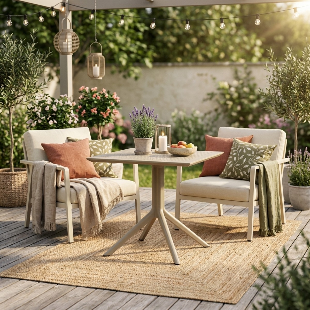 Tavolo quadrato per esterno e interno 80x80 cm Mazzara del Vallo