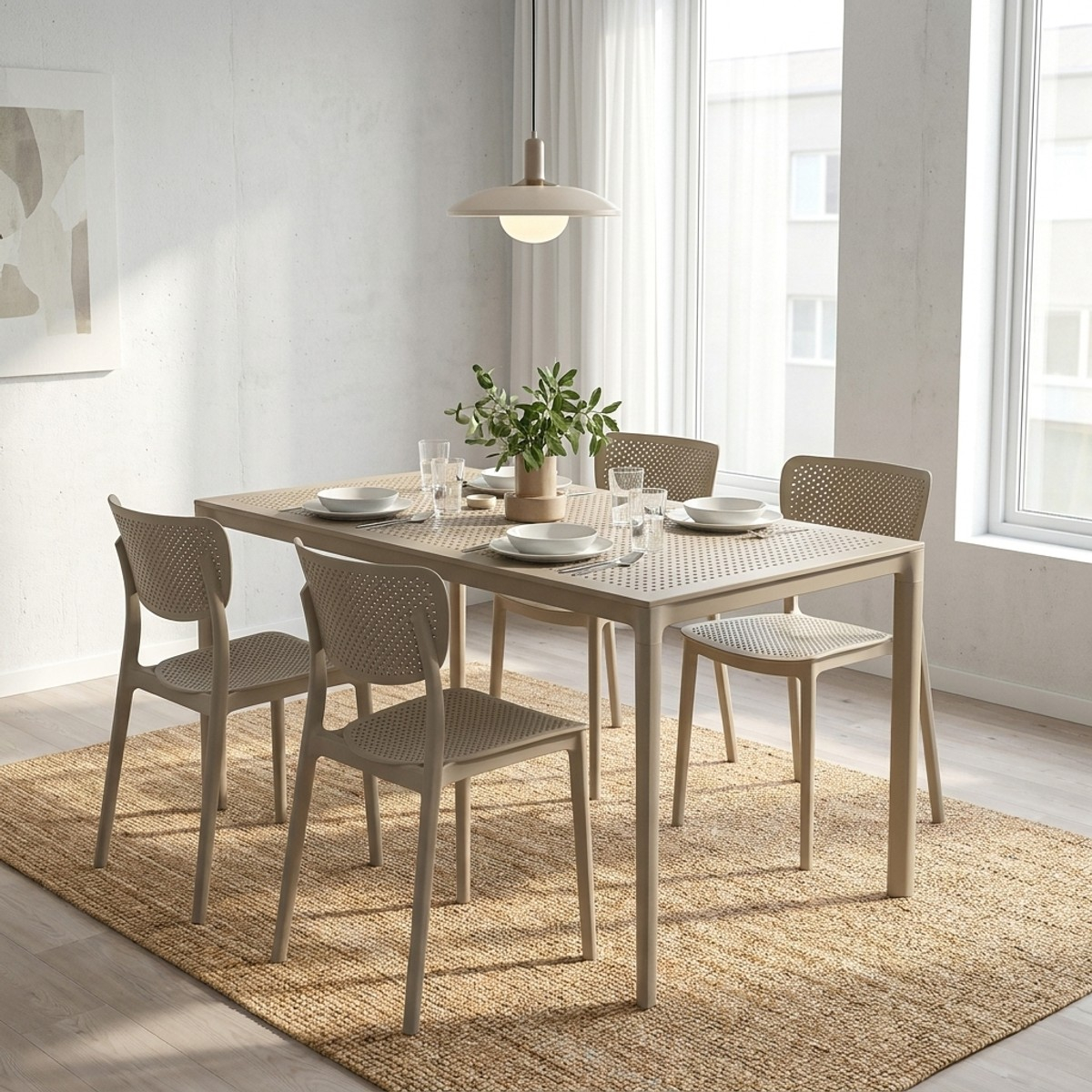 Set 2 sedie impilabili da giardino Zanini Design Siracura
