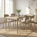 2er Set moderne stapelbare Stühle aus Polypropylen Numana